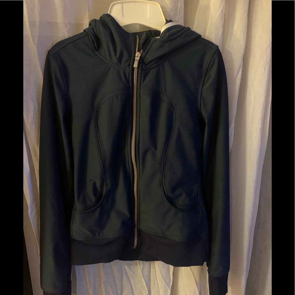 Lululemon zip up Scuba hoodie/ Navy blue